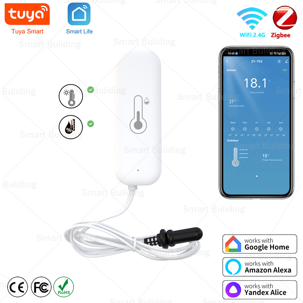 Smart Garden Click And Grow - Tuya Zigbee WiFi Temperature Humidity Sensor