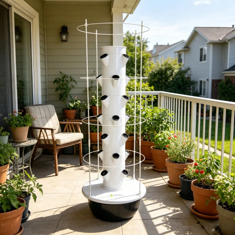 7 Layers with Trellis Spacetre - đánh giá và giá Smart Garden Vertical Planter