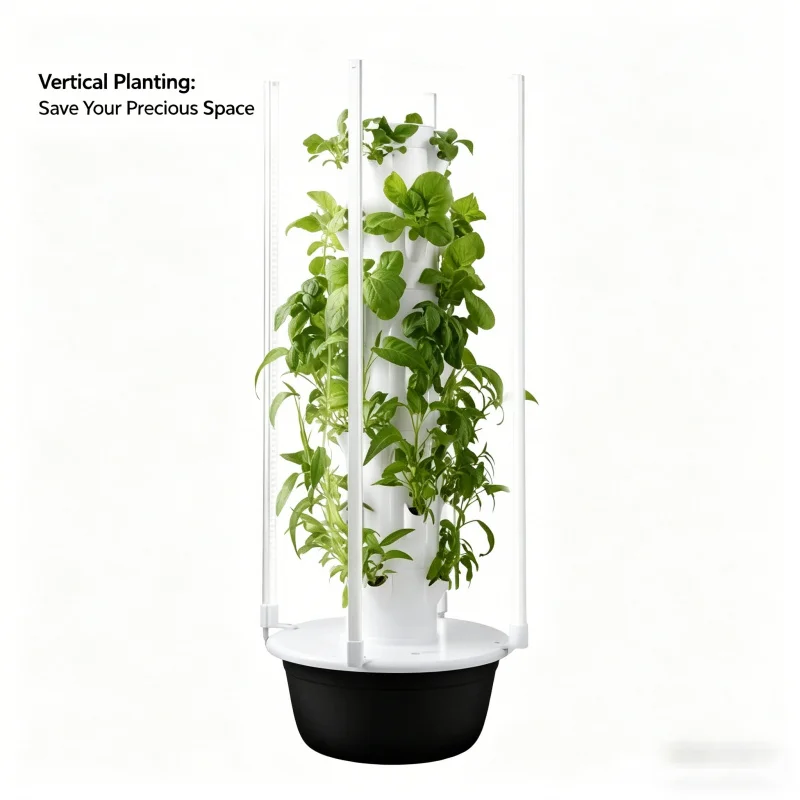 5-Layer Spacetree Hydroponic T - đánh giá và giá Smart Garden Vertical Planter