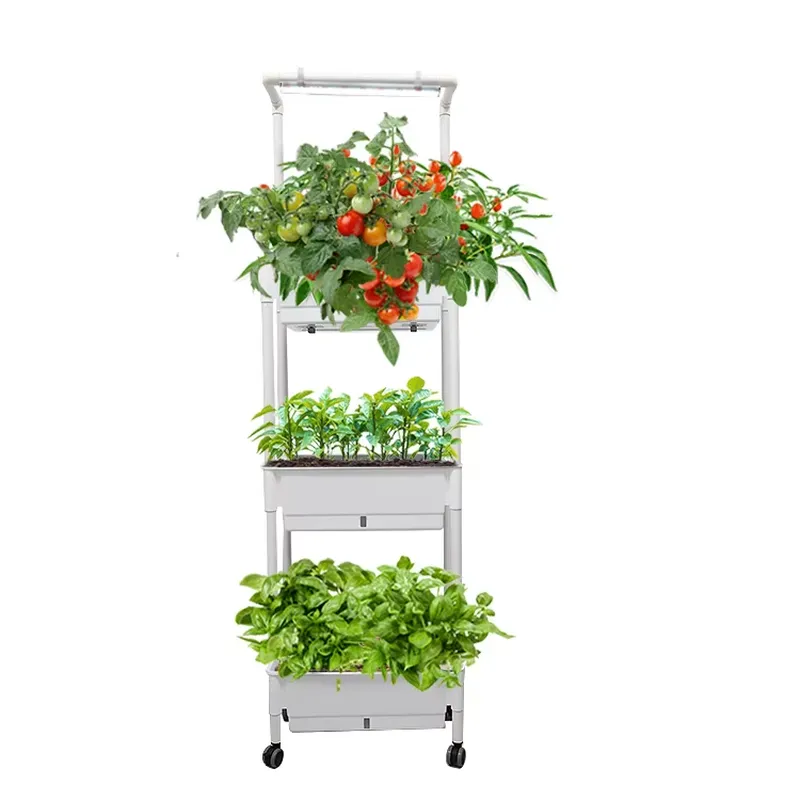 Movable Vertical Grow 3 Level  - đánh giá và giá Smart Garden Vertical Planter