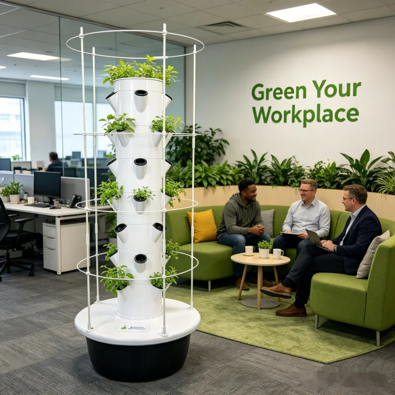 Spacetree Vertical Hydroponic  - đánh giá và giá Smart Garden Vertical Planter