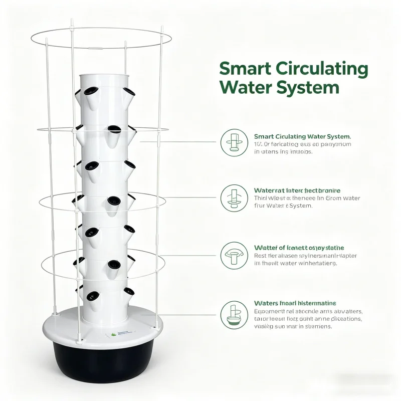 Spacetree Vertical Hydroponic  - đánh giá và giá Smart Garden Vertical Planter