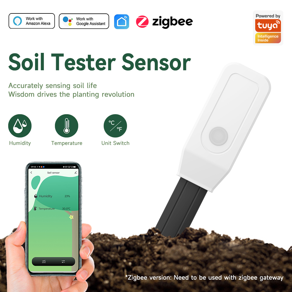 Smart Soil Tester Sensor, Zigb - đánh giá và giá Smart Garden Zigbee