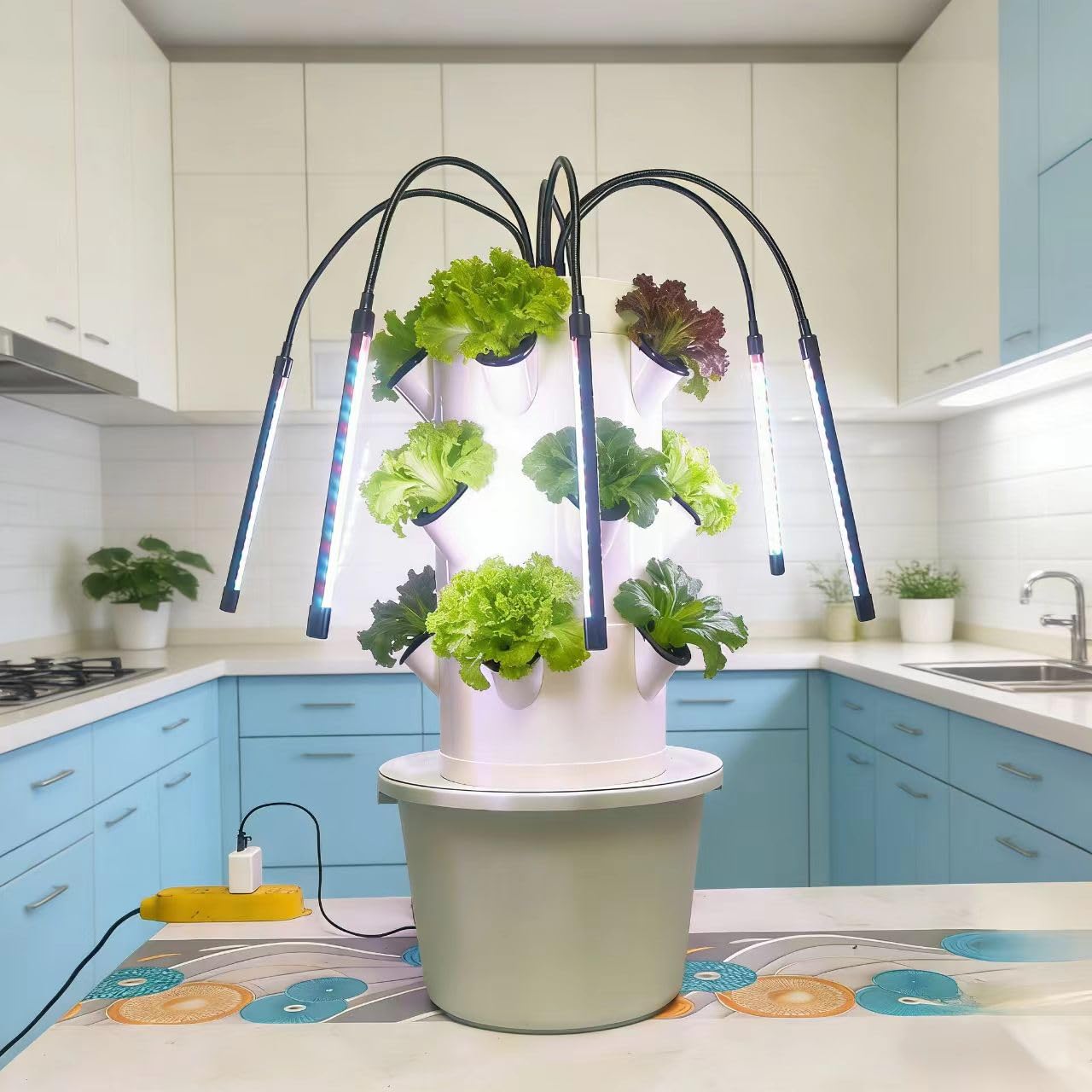 Vertical Hydroponic Growing Sy - đánh giá và giá Smart Garden Vertical Planter