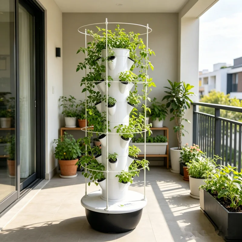 9 Layer Aeroponic Hydroponic V - đánh giá và giá Smart Garden Vertical Planter