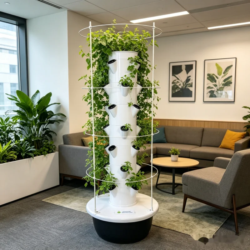 9 Layer Aeroponic Hydroponic V - đánh giá và giá Smart Garden Vertical Planter