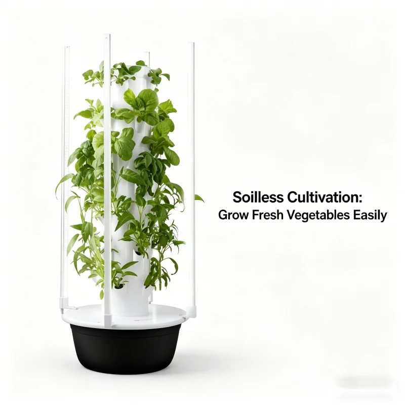 Spacetree 7 Layers Vertical Hy - đánh giá và giá Smart Garden Vertical Planter