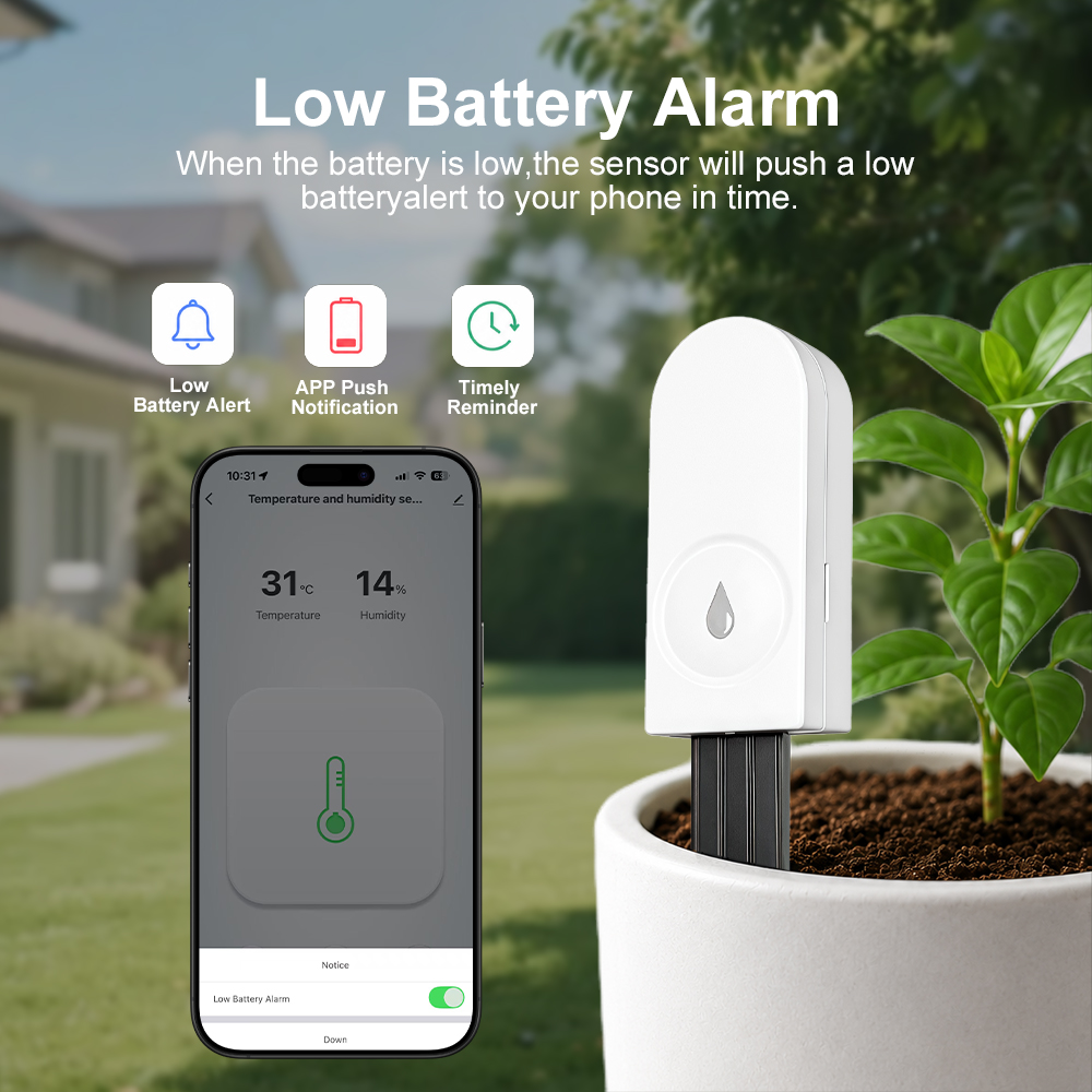 Zigbee 3.0 Soil Moisture Senso - đánh giá và giá Smart Garden Zigbee