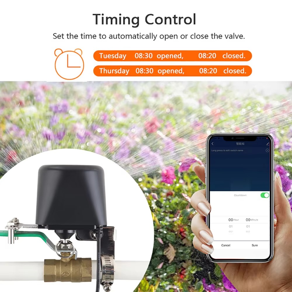 Tuya Zigbee or Wifi Water Valv - đánh giá và giá Smart Garden Zigbee