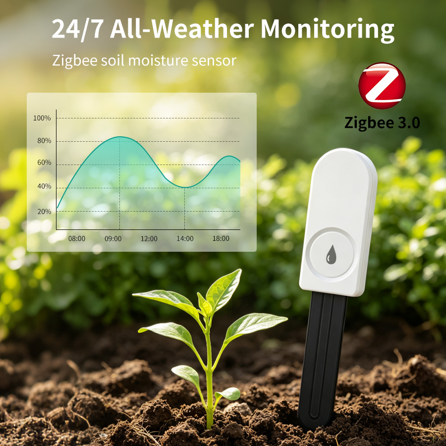 Tuya Zigbee3.0 Soil Moisture S - đánh giá và giá Smart Garden Zigbee