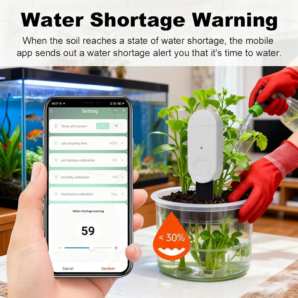 4in1 Zigbee Soil Moisture Temp - đánh giá và giá Smart Garden Zigbee