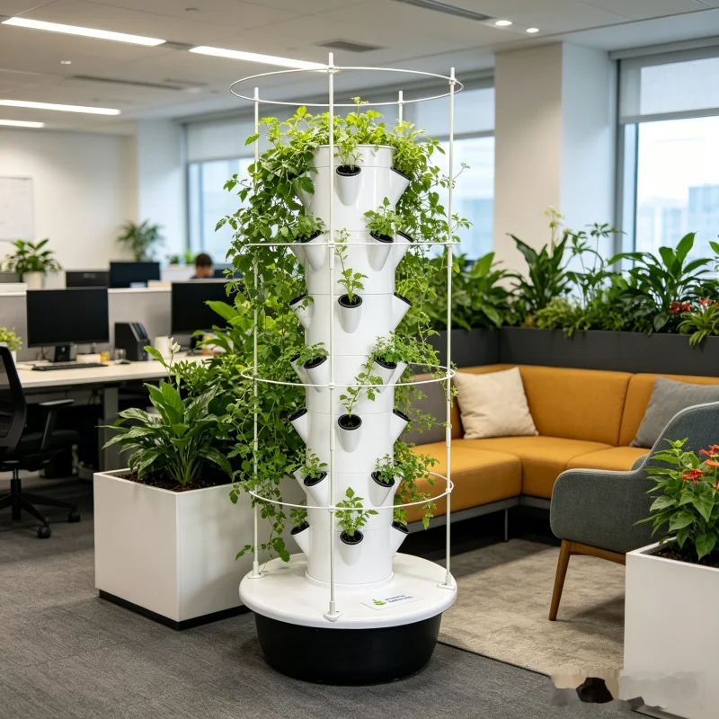 9 Layer Hydroponic Tower Indoo - đánh giá và giá Smart Garden Vertical Planter