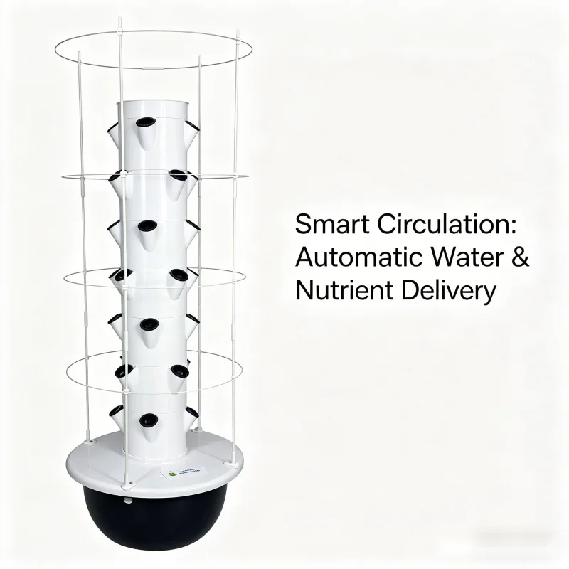 9 Layer Hydroponic Tower Indoo - đánh giá và giá Smart Garden Vertical Planter
