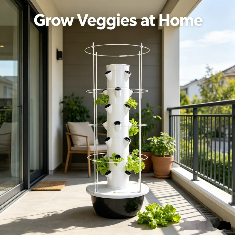 Smart Vertical Hydroponic Towe - đánh giá và giá Smart Garden Vertical Planter