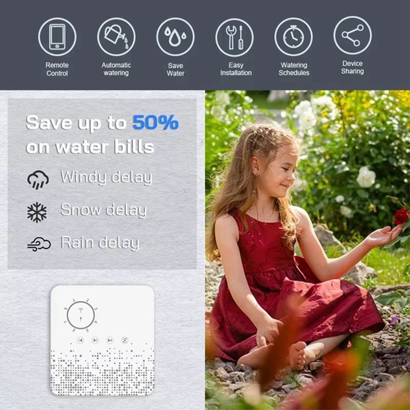 Tuya WiFi Smart Sprinkler Cont - đánh giá và giá Smart Garden Home