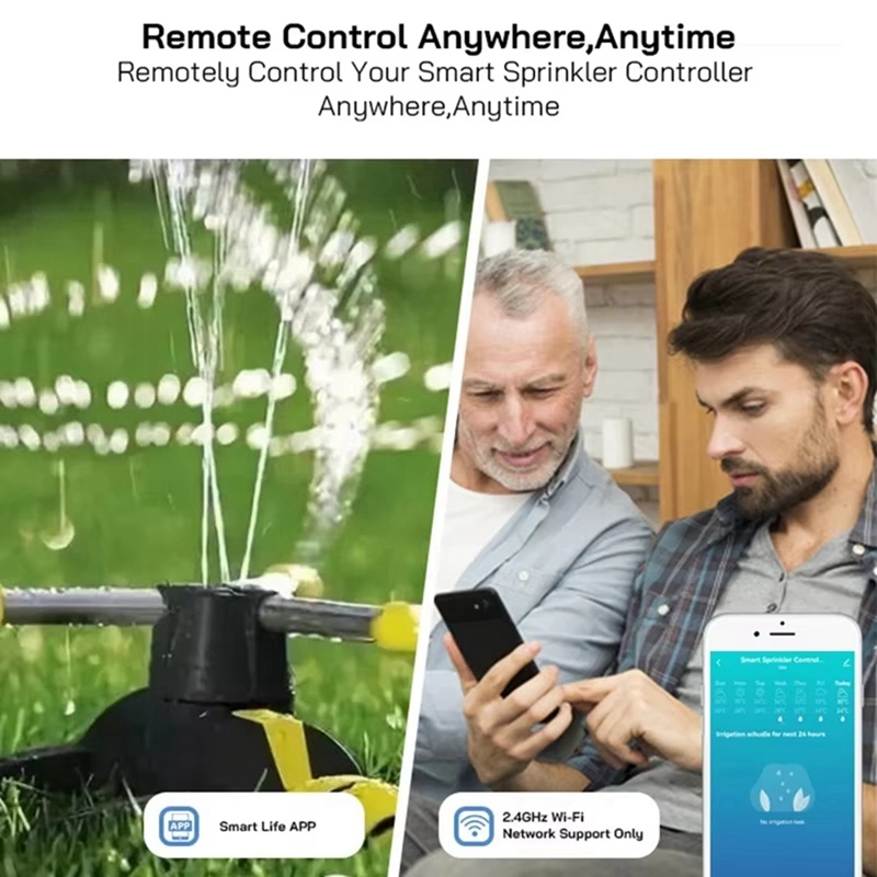 Tuya WiFi Smart Sprinkler Cont - đánh giá và giá Smart Garden Home