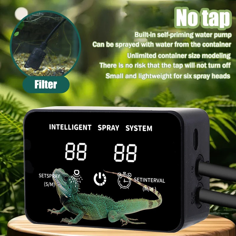Intelligent Reptile Spray Irri - đánh giá và giá Smart Garden Click And Grow
