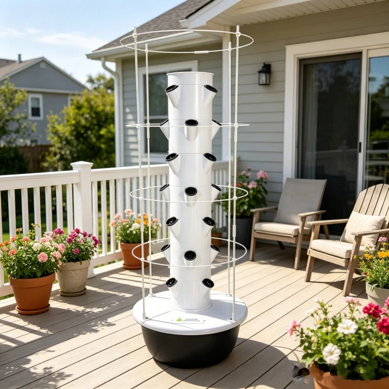 5 Layer Spacetree Vertical Hyd - đánh giá và giá Smart Garden Vertical Planter