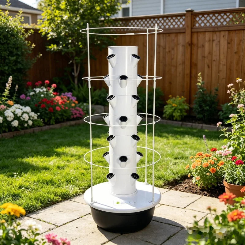 5 Layer Spacetree Vertical Hyd - đánh giá và giá Smart Garden Vertical Planter