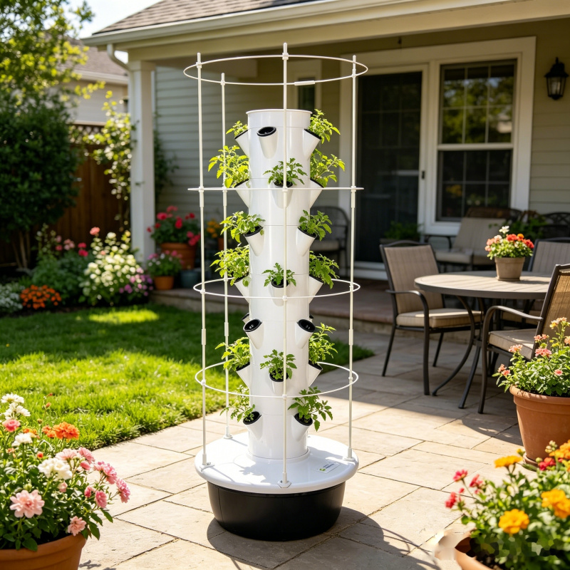 SpaceTree Cross-Border Vertica - đánh giá và giá Smart Garden Vertical Planter