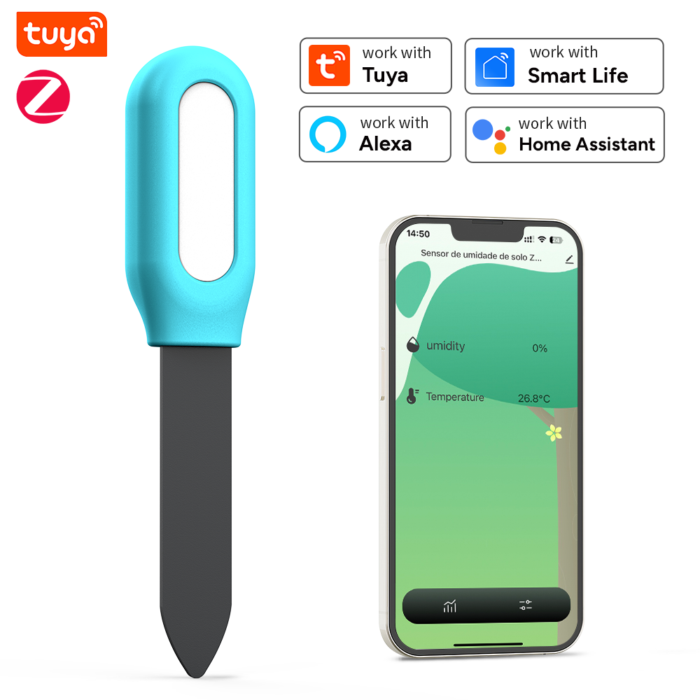 Tuya Zigbee Soil Sensor Humidi - đánh giá và giá Smart Garden Zigbee